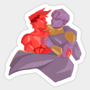 Zagreus and Thanatos Sticker